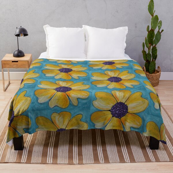 Item preview, Sheer Delight Yellow Flower Hand Painted Art designed and sold by Sharon Cummings Art.