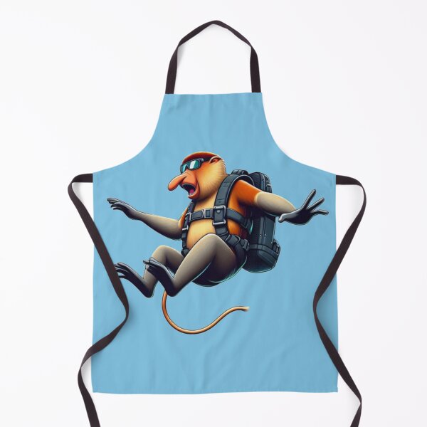 Item preview, Proboscis monkey as a Paratrooper 2 designed and sold by Wild-way Art.