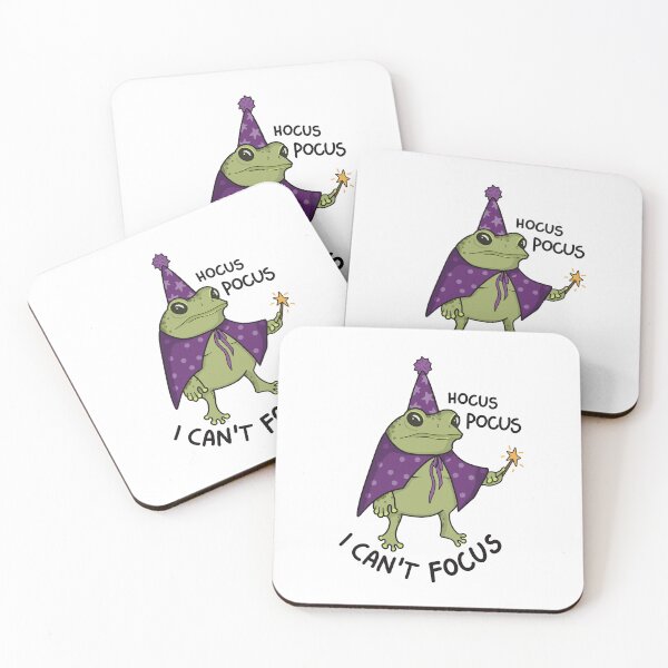 Item preview, Funny ADHD frog hocus pocus I can not focus designed and sold by BlackAcidArt.