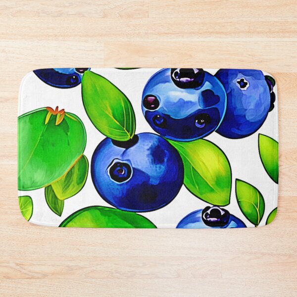 Item preview, Fresh Blueberry Art designed and sold by Health And Fitness Posts e-Store.