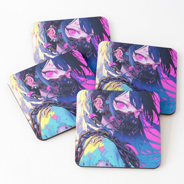 Item preview, Anime cyberpunk girl designed and sold by iWallGlow.
