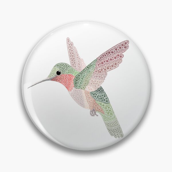 Item preview, Anna's Hummingbird Dot Art designed and sold by Cardiff Creative.