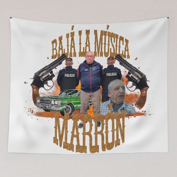 Item preview, Baja la Musica, Marron designed and sold by angus77ok.