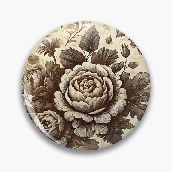 Item preview, Bronze Rose Vintage Pattern designed and sold by DesignsbyVelvet.