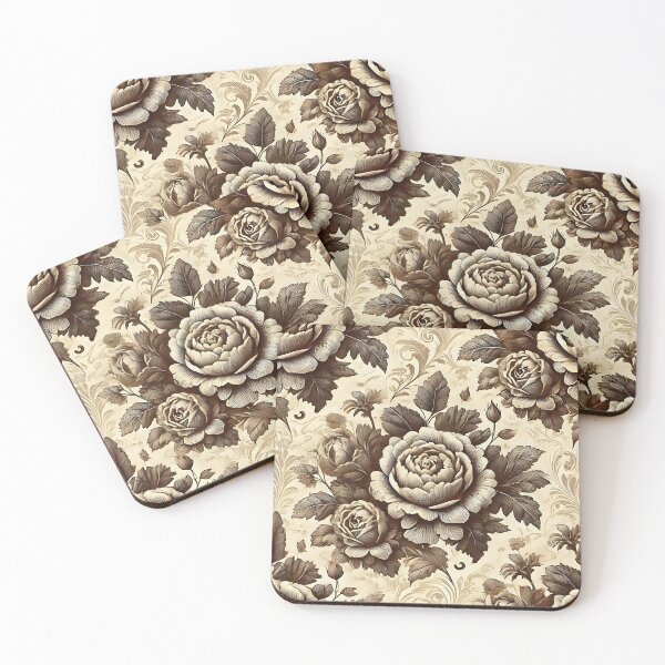Item preview, Bronze Rose Vintage Pattern designed and sold by DesignsbyVelvet.