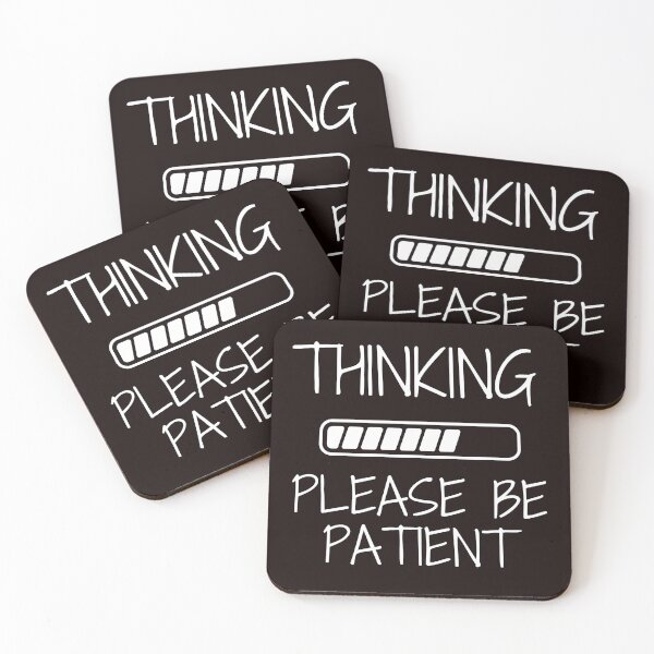 Item preview, Thinking Please Be Patient designed and sold by ladylalitafanta.