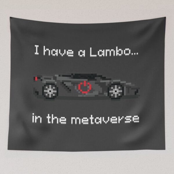 Item preview, Lambo Metaverse - GME (White Text) designed and sold by m88nlabs.