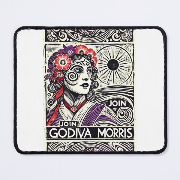 Item preview, Godiva Morris designed and sold by FolkFoundry.