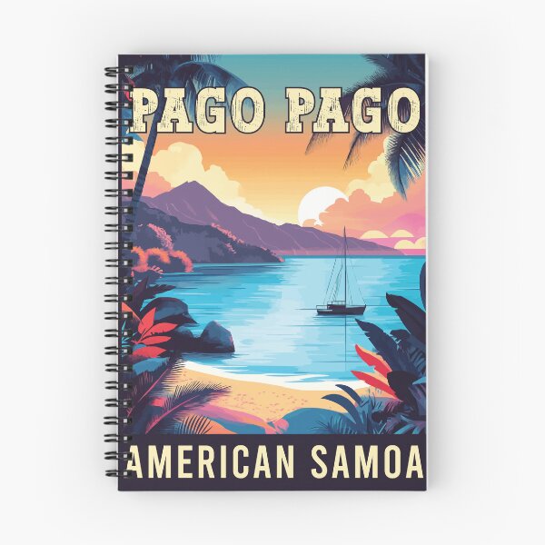 Item preview, Experimente el paraíso de Pago Pago en Samoa Americana - Travel Art designed and sold by turtlestart.