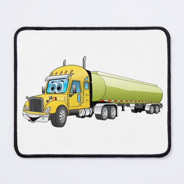 Item preview, Yellow semi tanker truck with a green trailer designed and sold by Scott Hayes.