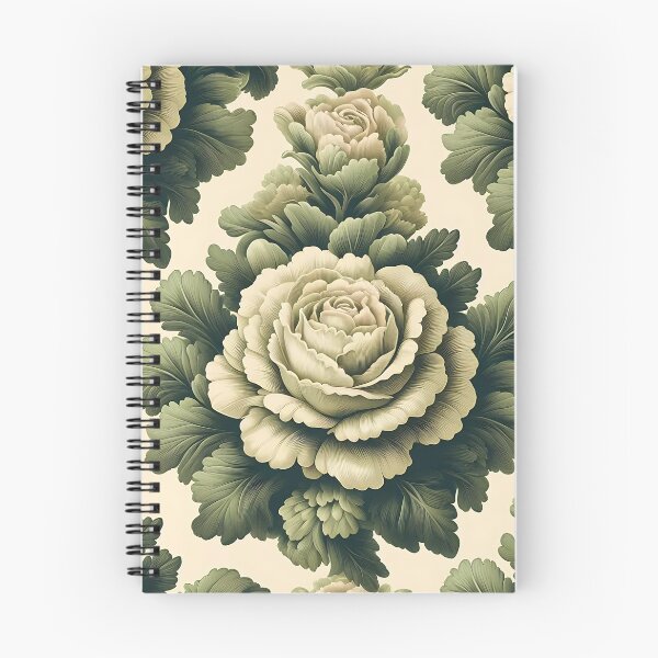 Item preview, Green Cabbage Rose designed and sold by DesignsbyVelvet.