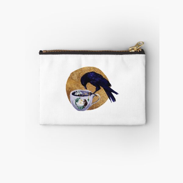 Item preview, Witchy Aesthetic The Scrying Raven Art Watercolor Pop Surrealist illustration designed and sold by Monica Laipple.