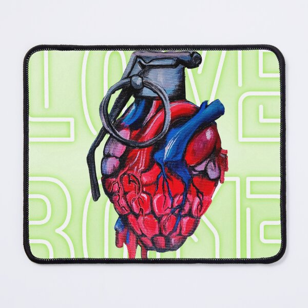 Item preview, Love Bomb Grenade Art designed and sold by CarviDesigns.