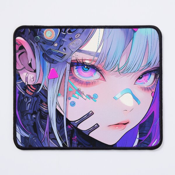 Item preview, Android Girl Futuristic Sci-Fi Art - Cybernetic Beauty designed and sold by iWallGlow.