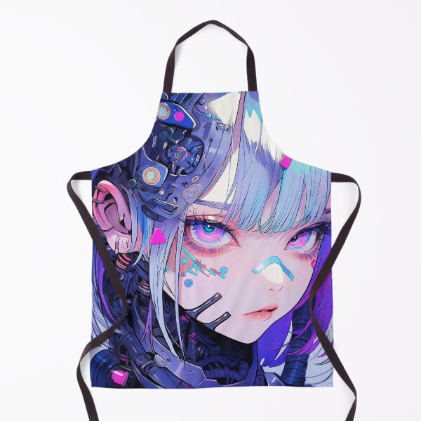 Item preview, Android Girl Futuristic Sci-Fi Art - Cybernetic Beauty designed and sold by iWallGlow.