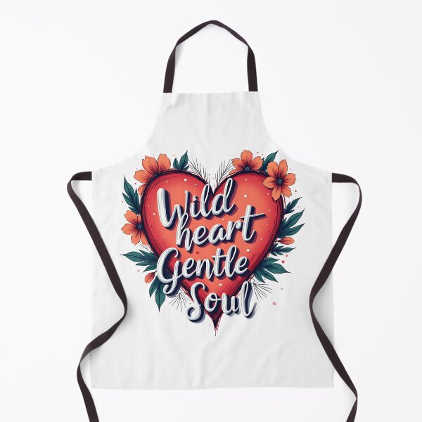 Item preview, Wild Heart Gentle Soul Slogan designed and sold by tonyartprints.