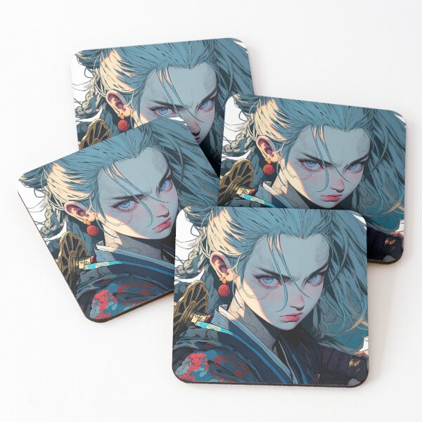 Item preview, Samurai Anime Girl designed and sold by iWallGlow.