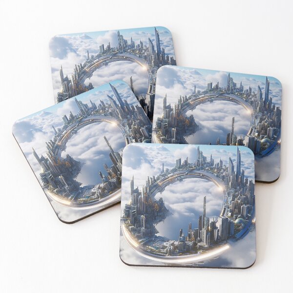 Item preview, Infinite Horizon: Tilted City Among the Clouds" designed and sold by Reina75.