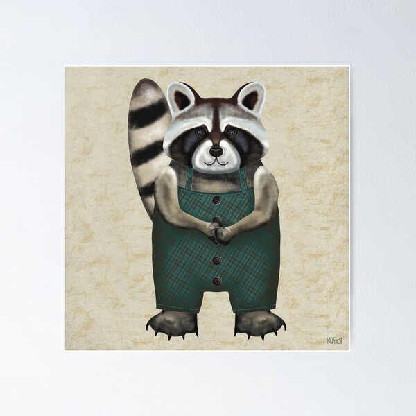 Item preview, A Raccoon named Rick designed and sold by KateVanFloofno1.