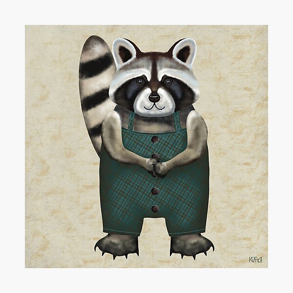 Item preview, A Raccoon named Rick designed and sold by KateVanFloofno1.
