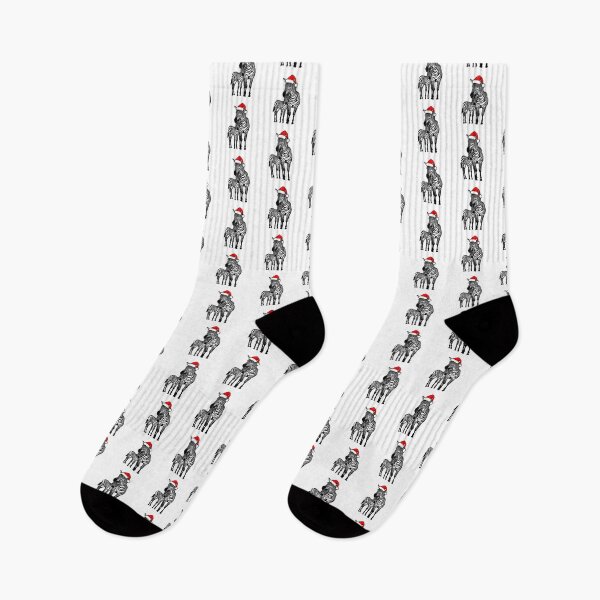 Artikelvorschau, Weihnachtsfreude der Zebrafamilie entworfen und verkauft von JollyCritters.