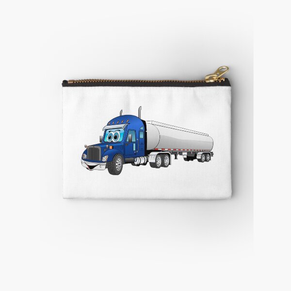 Item preview, Blue semi truck with a silver tanker trailer designed and sold by Scott Hayes.