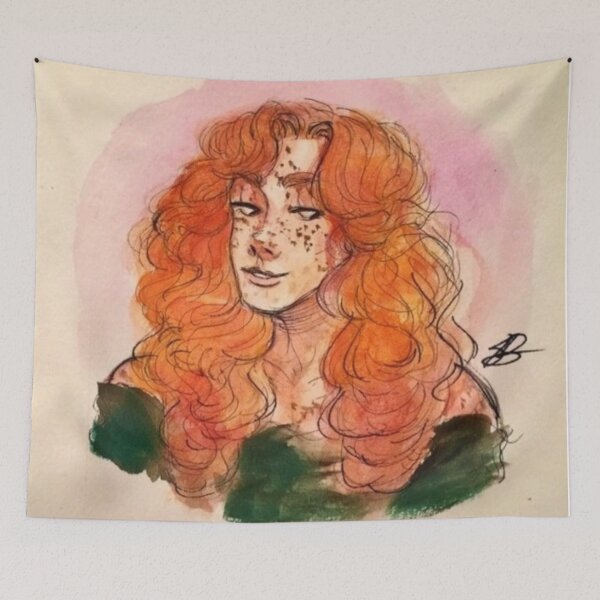 Item preview, Cartoon Dionysus Drawing  designed and sold by Count Sarah.