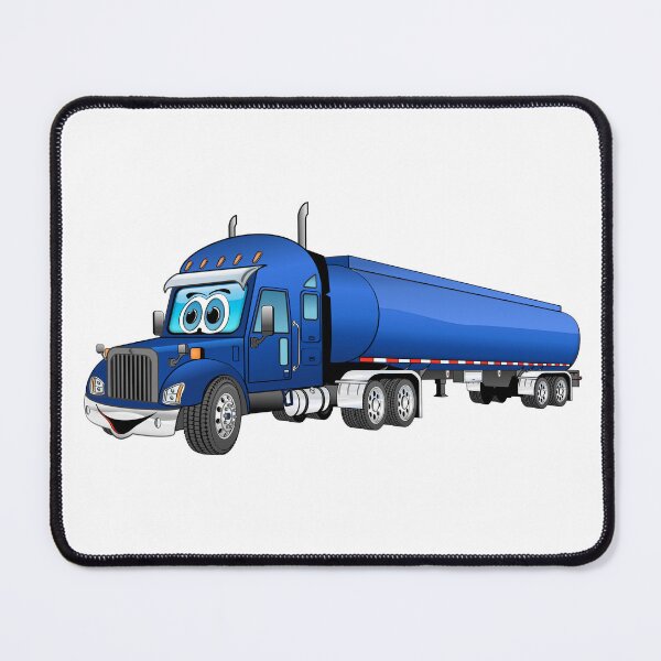 Item preview, Blue semi truck with a blue tanker trailer designed and sold by Scott Hayes.
