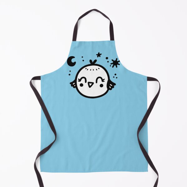 Item preview, Cheerful Chick - Kawaii Bird Line Art designed and sold by happyartworks.