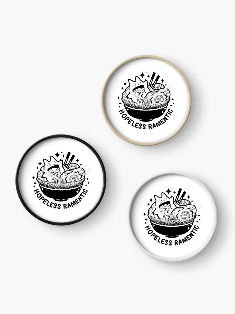 Thumbnail 3 of 4, Clock, Hopeless Ramentic designed and sold by katbentley.