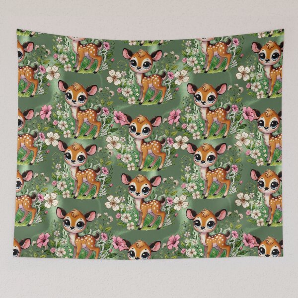 Item preview, Adorable Whimsical Deer Illustration - Nature-Inspired Design designed and sold by CritterManiaUK.