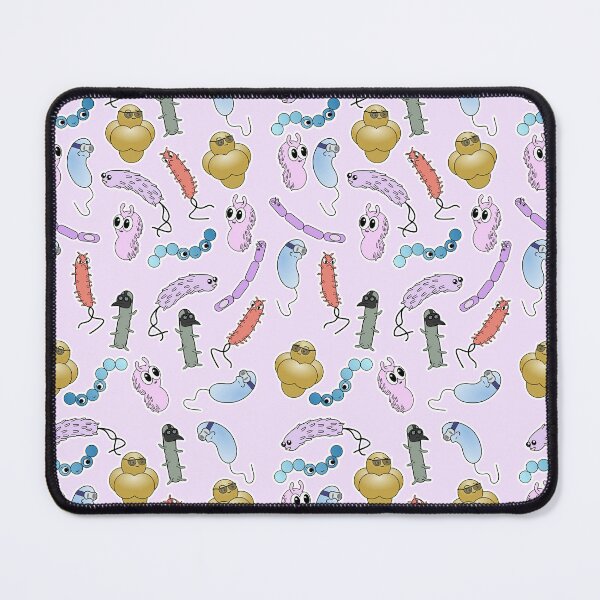 Item preview, Cute Bacteria Sticker Pattern designed and sold by MicroMarket.