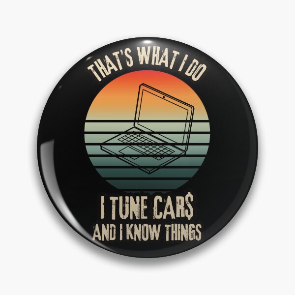 Item preview, That's What I Do I Tune Cars And I Know Things Funny Sarcastic Humor Car Racing Racecar Racetrack Laptop Car Tuner designed and sold by CarantinedChaos.
