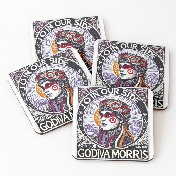 Item preview, Godiva Morris designed and sold by FolkFoundry.
