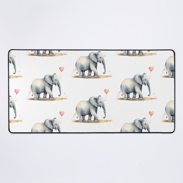 Item preview, Watercolor elephant, watercolor elephant, valentine day, love, adorable animals designed and sold by Victoria Riabov.