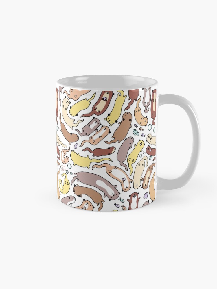 Alternate view of Adorable Otter Swirl Mug