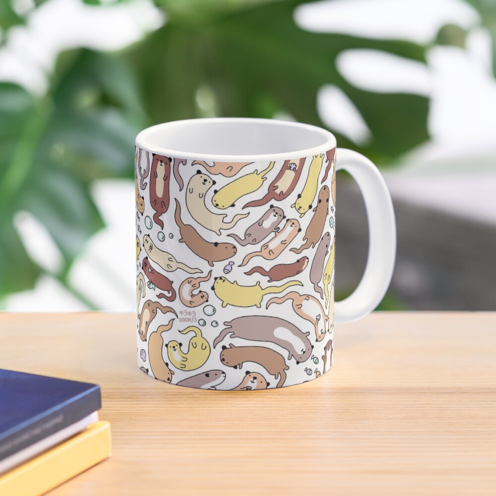 Adorable Otter Swirl Mug