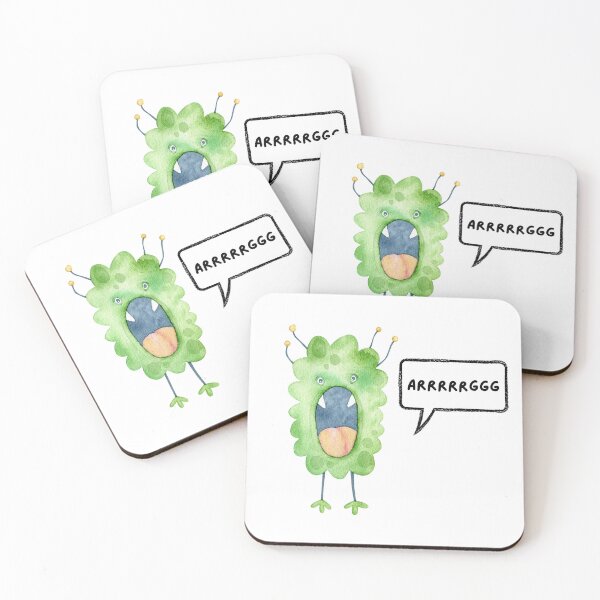 Item preview, Shouting Monster designed and sold by FluffyMonster13.