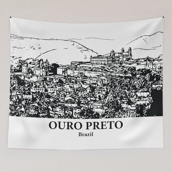 Item preview, Ouro Preto - Brazil designed and sold by Lakeric Cityscapes.