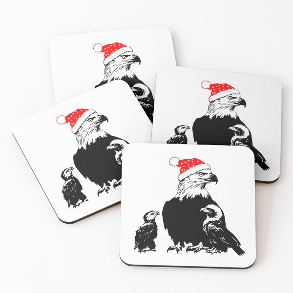 Item preview, Eagle Family Christmas Spirit designed and sold by JollyCritters.