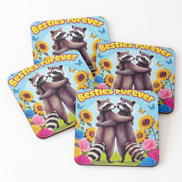 Item preview, Besties Forever Raccoon designed and sold by TheCatmeow2000.