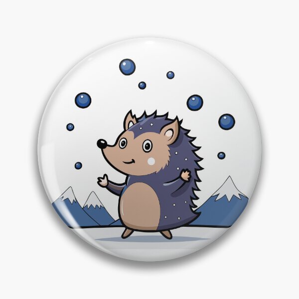 Item preview, Hedgehog’s Blueberry Juggle designed and sold by omerfdln34.