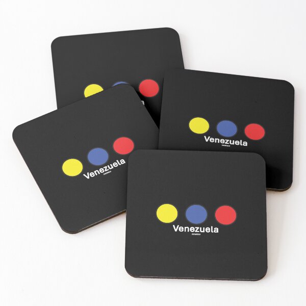 Item preview, Venezuela: 3 Dots + Country for Dark Colors designed and sold by 2112 World - Wearing The World.