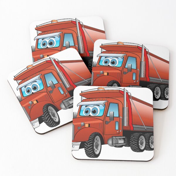 Item preview, Red dump Truck with a red bed designed and sold by Scott Hayes.