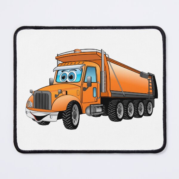 Item preview, Orange dump truck with an orange bed designed and sold by Scott Hayes.