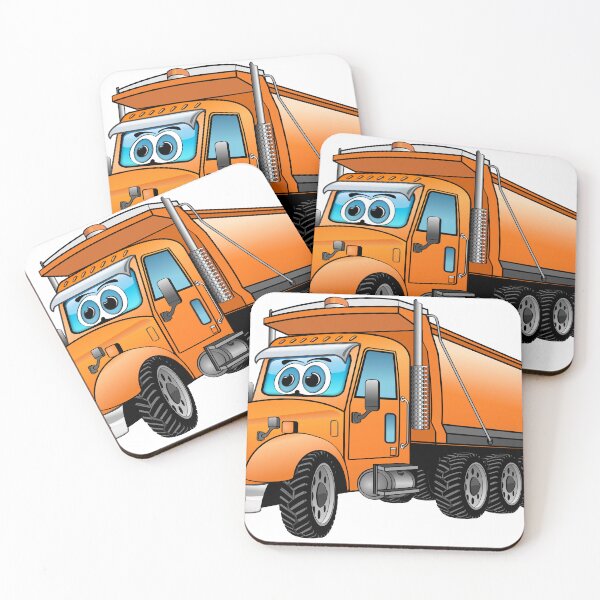 Item preview, Orange dump truck with an orange bed designed and sold by Scott Hayes.