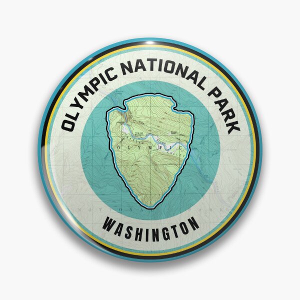 Item preview, Souvenir Map - Olympic National Park designed and sold by Willz Designz.