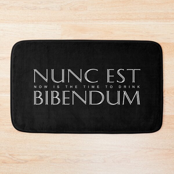 Item preview, Latin Quote: Nunc Est Bibendum (Now is the Time to Drink) designed and sold by Elvin Dantes.