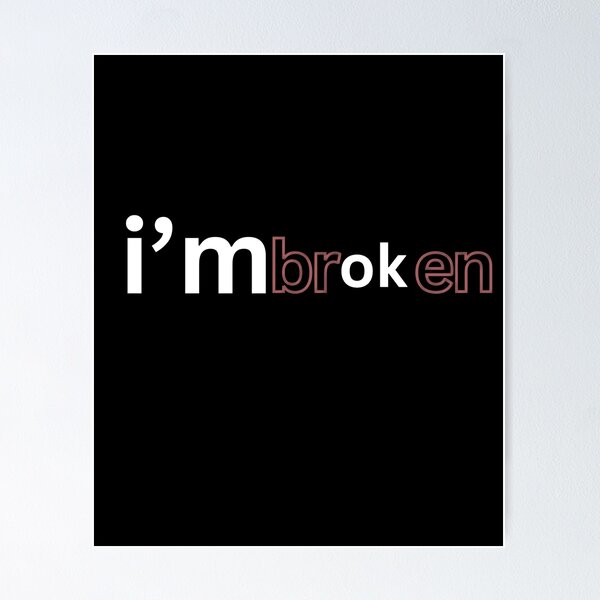 Item preview, I'm broken new design T-Shirt designed and sold by Jaseryo.