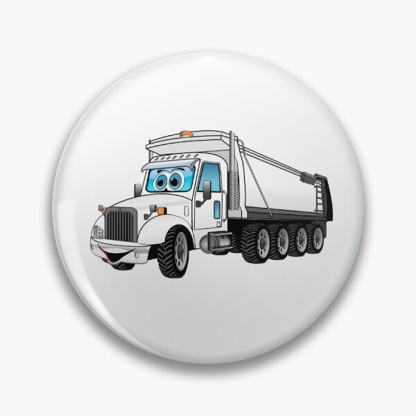 Item preview, White dump truck with a white bed designed and sold by Scott Hayes.